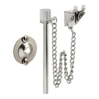Prime-Line 2-9/16 in. Steel, Round-faced Mortise Latch with