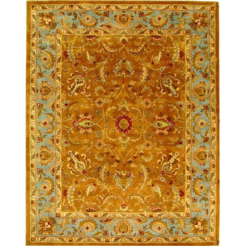 Safavieh Heritage Collection HG812 Rug, Brown/Blue, 3' X 5'