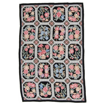 Oriental Kilim Soozani 6'1"x4'1" Hand Woven Rug