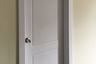 White Interior Home Office Door