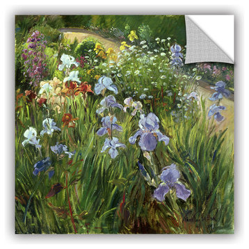 Irises And Oxeye Daisies, 1997 Decal, 36"x36"