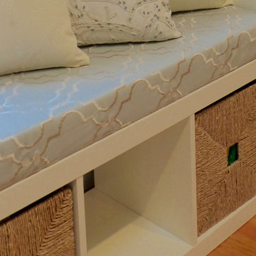 Living Room Remodel with Coastal Safari Design