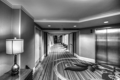 Hotel Hallway To Lobby