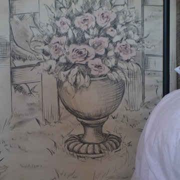 Girl's Bedroom Mural