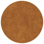Chandra - Ensign Contemporary Area Rug, Orange, Orange, 7'9 Round - Update the look of your living room, bedroom or entryway with the Ensign Contemporary Area Rug from Chandra. Handwoven by skilled artisans, this rug features authentic craftsmanship and a plush, handmade construction with no backing. The rug has a 1" pile height and is sure to make a cozy statement in your home.
