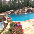 Cypress Custom Pools - Tropical - Pool - Houston - By Cypress Custom Pools