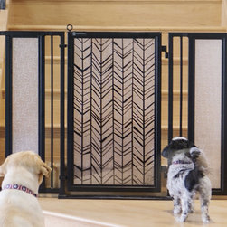 Fusion Gates - Fusion Gate with Chevron Trail Design - Dog Gates