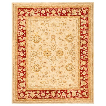 Safavieh Anatolia Collection AN522 Rug, Ivory/Red, 9'6"x13'6"
