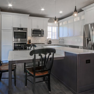 Outdated Kitchen gets a beautiful update!