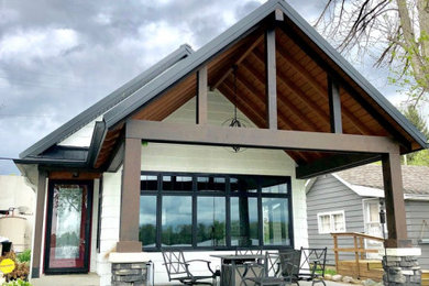 Inspiration for an exterior home remodel in Indianapolis