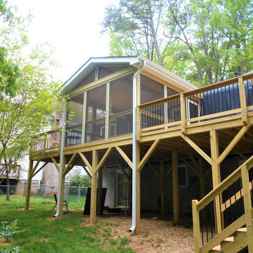 Raleigh Elevated Deck - Pressure Treated Pine