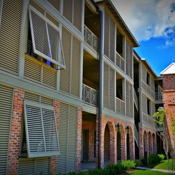 800 Park Luxury Privacy Panels - Exterior Shutters