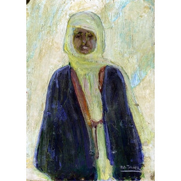 Henry Ossawa Tanner Moroccan Man 18"x27" Premium Canvas Print