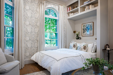 Example of a bedroom design in Houston