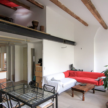 Aménagement d'un duplex tout en volume