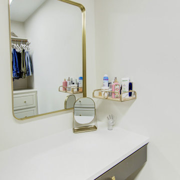 Majestic Golden Glow Bathroom Retreat