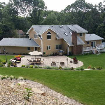 Backyard landscape design
