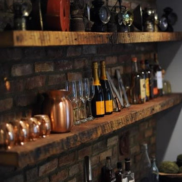 Rustic Home Bar & Kitchen