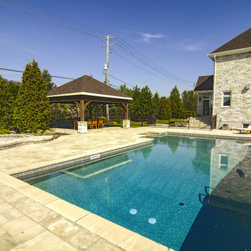 Massive paver construction