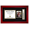 Single Diploma Frame with Tassel and Double Matting, Premium Cherry, 11"x17"