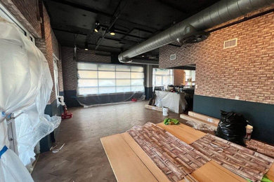 Commercial Brick Wallpaper Added To Modern Brewpub