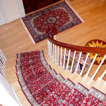 Stair Runner and Installation With Rods