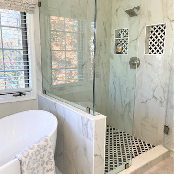 Woodstock residence- Master bath renovation