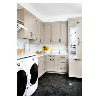 Beautiful full house renovation in Bronxville - Transitional - Laundry ...