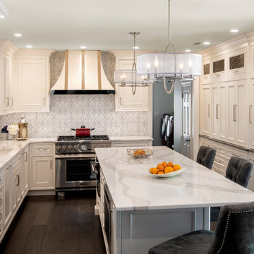 White Transitional Kitchen - Doylestown