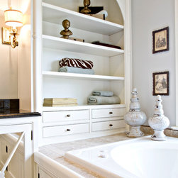 Master Jacuzzi and Shelves - Bath Products