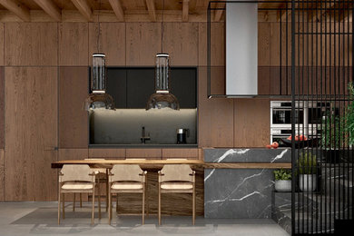 кухня из дизайн - проекта загородного дома