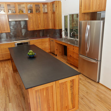 Heart Pine Kitchen