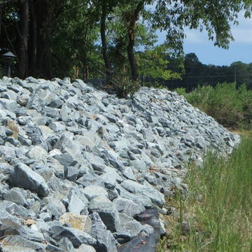 Stone Seawall in Hampton