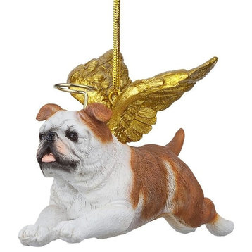 Angel Bulldog Ornament