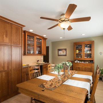 Arlington Heights Large Family Kitchen and Powder Room Remodels