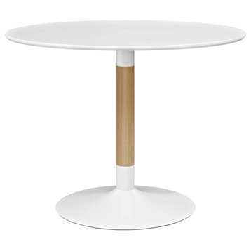 Whirl Round Dining Table, White