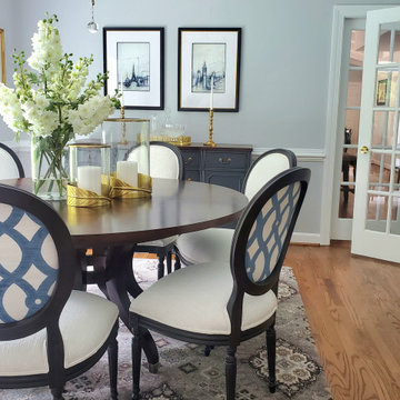 Updated Colonial Inspired Dining Room- Clifton, VA