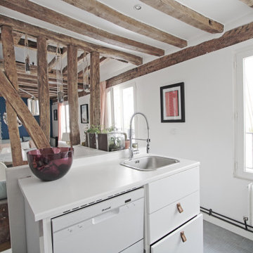 Rehabilitation d'un duplex au coeur de Paris
