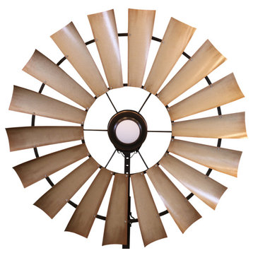 72 Inch Buckskin Windmill Ceiling Fan | The Patriot Fan