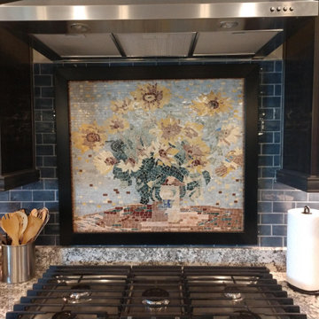 Claude Monet Sunflowers", Mosaic Reproduction | Mozaico
