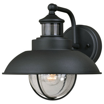 Vaxcel Lighting T0261 Harwich 1 Light 10"H Outdoor Wall Sconce - Textured Black