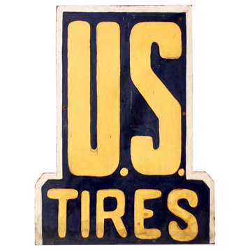 Consigned, Vintage US Tires Sign