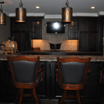 Basement Bar and Bathroom in Harford County, MD