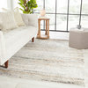 Vibe by Jaipur Living Mathis Abstract Ivory and Gold Runner Rug 2'6"x10'