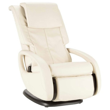 "WholeBody 7.1" Swivel Base Wide-Body Heated Massage Chair, Bone