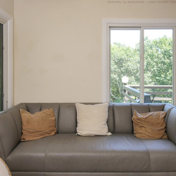 New Windows in Modern Family Room - Renewal by Andersen Long Island, NY