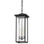 Troy Lighting - Eden 3 Light Exterior Lantern, Textured Black - Eden is a classic cage lantern with contemporary flair. Part of our Troy Elements collection, Eden is crafted from an exclusive EPM material that can handle UV and salt exposure for years to come. Available in textured black, textured bronze, or weathered zinc. Available as a one, two, or three-light wall sconce, pendant, and post.