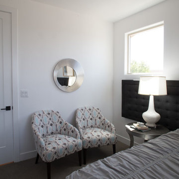 Circular Mirror and End Table