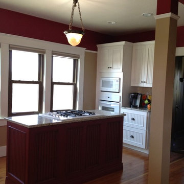 Schuler Cabinetry in Red and White Icing
