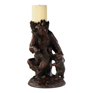 Honey Pot Bear Candleholders